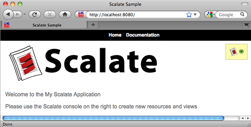 Scalate Default Home Resource